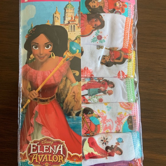 Elena Of Avalor Girls Underwear, 7 Pack. Size 4